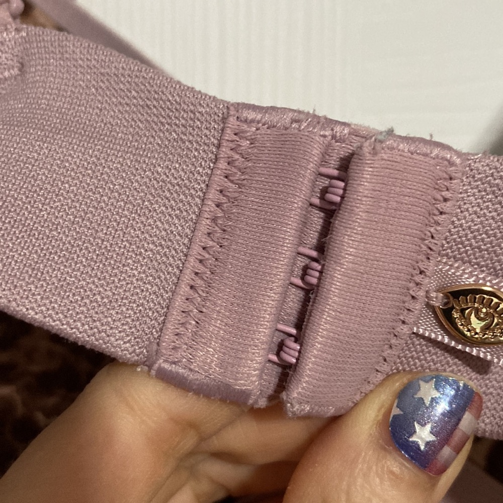 Mauve Longline Wireless Bra - Picture 5 of 7